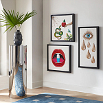 Панно Змея и яблоко вышивка бисер MUSE SNAKE & APPLE BEADED ART варинант исполнения - 1 | Loft Concept в Ижевске