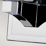 Бра для ванных комнат с белым цилиндрическим плафоном на прямоугольном основании цвета хром Feiss варинант исполнения - 4 | Loft Concept в Ижевске