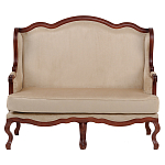 Диван двухместный из натурального бука бежевый Solid Luxury варинант исполнения - 1 | Loft Concept в Ижевске