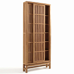 Шкаф из массива тика Okino Wood Cabinet варинант исполнения - 5 | Loft Concept в Ижевске