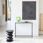 Фигурный приставной столик черного цвета AMORPHOUS варинант исполнения - 4 | Loft Concept в Ижевске