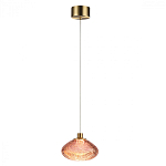 Подвесной светильник с прозрачным стеклянным плафоном округлой формы Effervia  варинант исполнения - 4 | Loft Concept в Ижевске