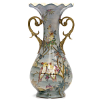 Ваза фарфоровая с попугаями Gaya варинант исполнения - 2 | Loft Concept в Ижевске