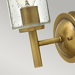 Бра с плафоном в форме цилиндра из прозрачного стекла с пузырьками Hinkley варинант исполнения - 3 | Loft Concept в Ижевске